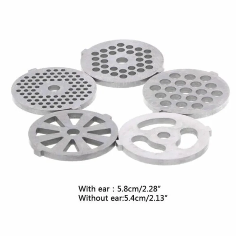 Meat Grinder Plate Net Cutter Meat Grinder Parts Stainless Steel Meat Hole Plate For 55mm Diameter Meat Grinder