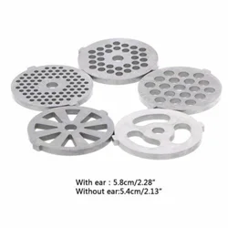 Meat Grinder Plate Net Cutter Meat Grinder Parts Stainless Steel Meat Hole Plate For 55mm Diameter Meat Grinder