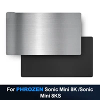 Placa de construcción flexible para impresora 3D de resina, para impresora 3D LCD Phrozen Sonic Mini 8K /Sonic Mini 8KS, 168x90mm