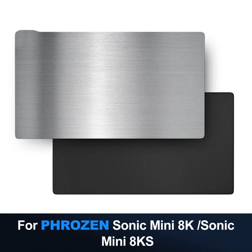 Placa de construcción flexible para impresora 3D de resina, para impresora 3D LCD Phrozen Sonic Mini 8K /Sonic Mini 8KS, 168x90mm