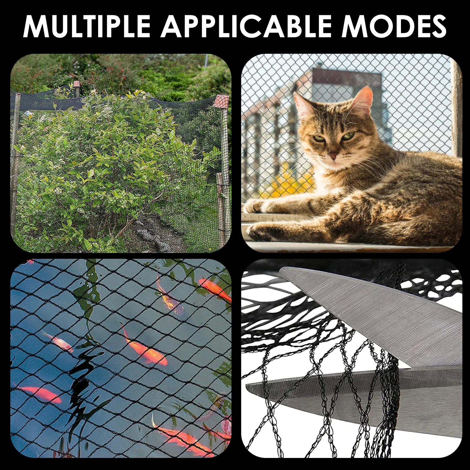 غطاء شبكي للبركة، شبكة واقية من البولي ايثيلين، غطاء شبكي واقي مرن، شبكة أمان للبركة، شبكة للكلاب والقطط، شبكة لمنع السقوط #3