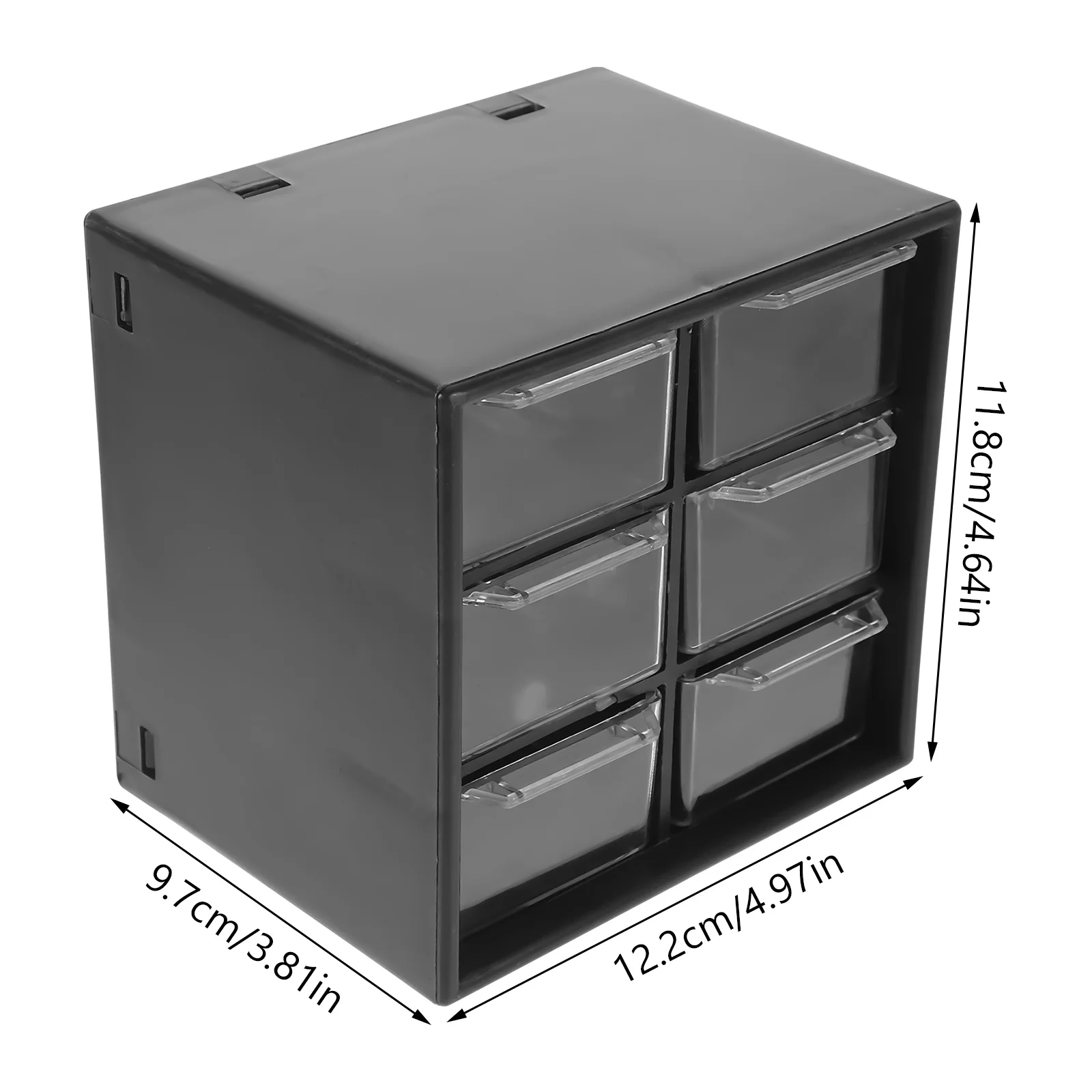 Desk Organizer With Drawers Desktop Storage Box For Makeup Stationery Sundries Multi Compartment Tabletop Organizer