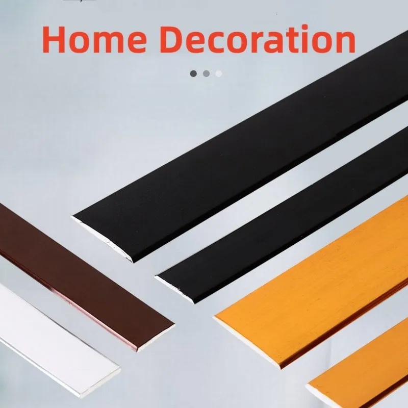 Home Decoration PVC samoprzylepna linia do przycinania ścian imitacja metalu chwała ścienna pasek do dekoracji sufitowa listwa ścienna linia do