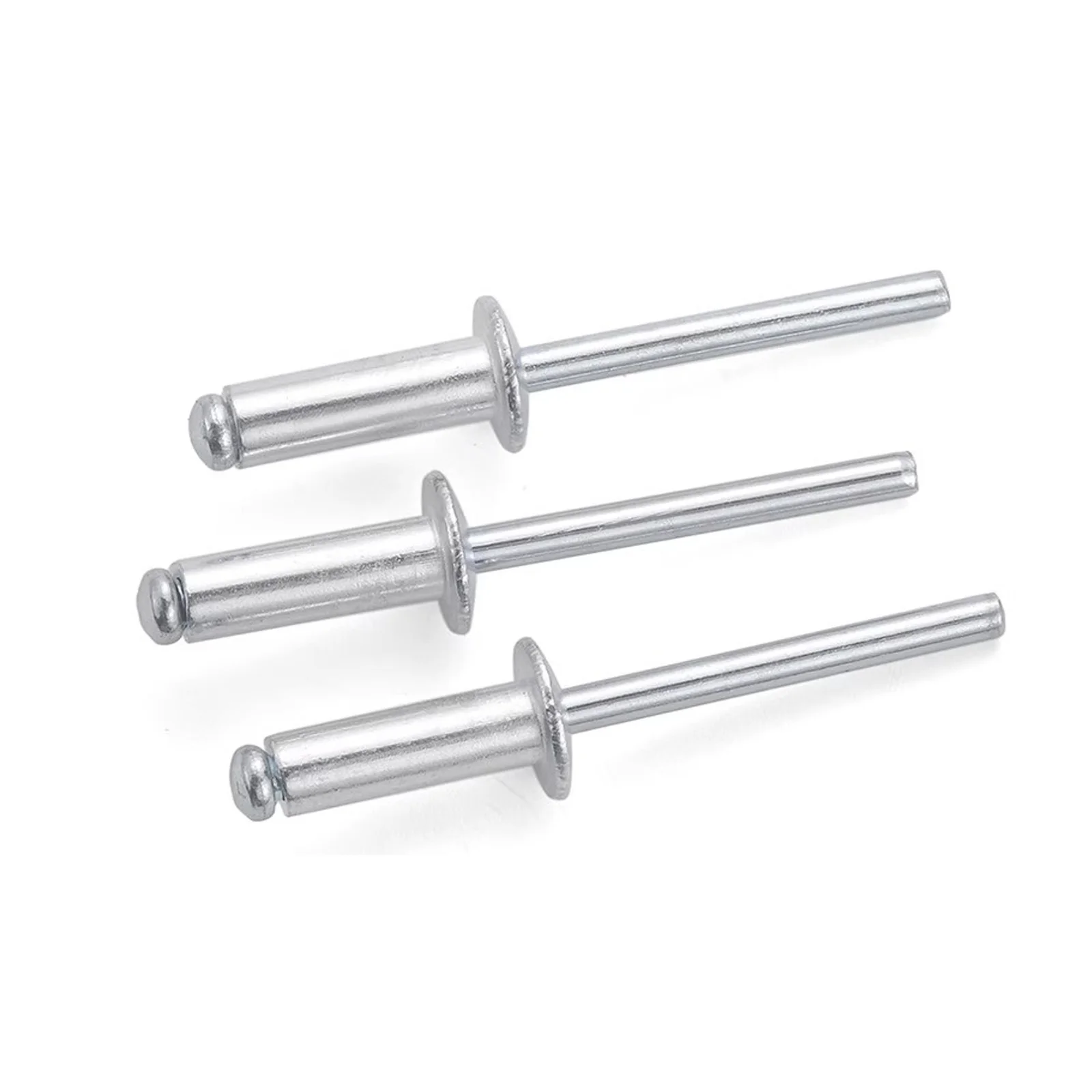 5/50ps GB12618 M2 M2.4 M3 M3.2 M4 M5 M6 M6.4 Aluminium Dome Round Pop Open Hollow Core Pulling Blind Dropper Self-plugging Rivet