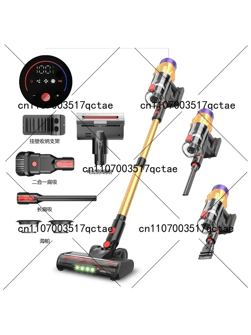 Cordless Stick Vacuum Cleaner 35000Pa 550W Brushless Motor Handheld for Home Hardwood Floor Carpet