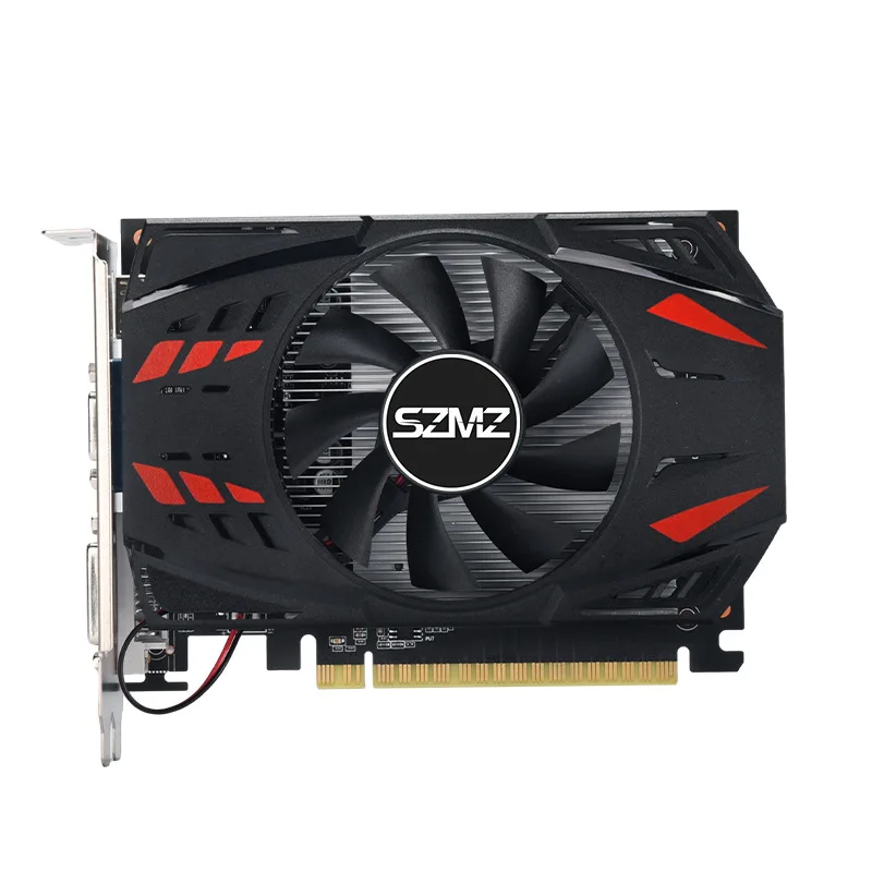 Kartu grafis JINSHARK GT730 4GB GDDR3 untuk rumah, kantor, hiburan, game, tampilan definisi tinggi, antarmuka HD VGA DVI