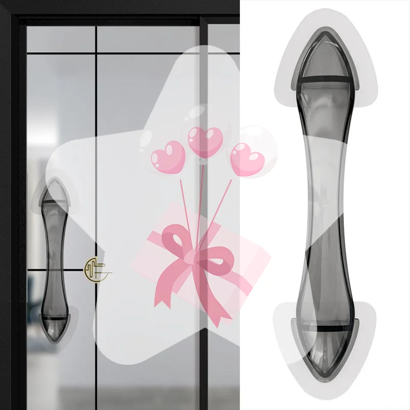 Adhesive Cabinet Handles No Drill Installation Strong Adhesion For Kitchen Bathroom Wardrobe Doors