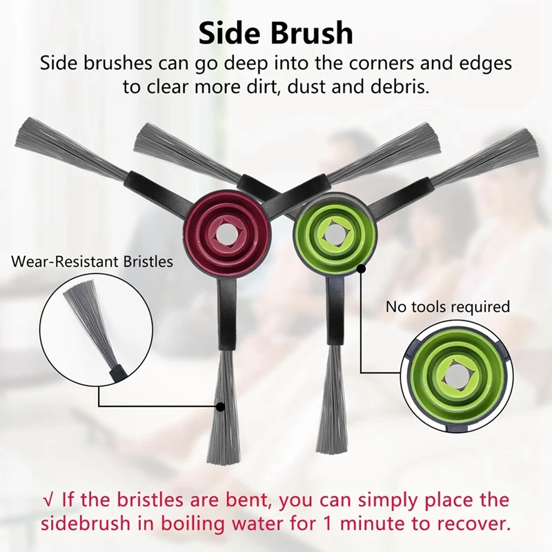 Replacement For Ecovacs DEEBOT OZMO T8 AIVI T8 Max T8 For Yeedi Vac/Yeedi Vac Station Robot Vacuum