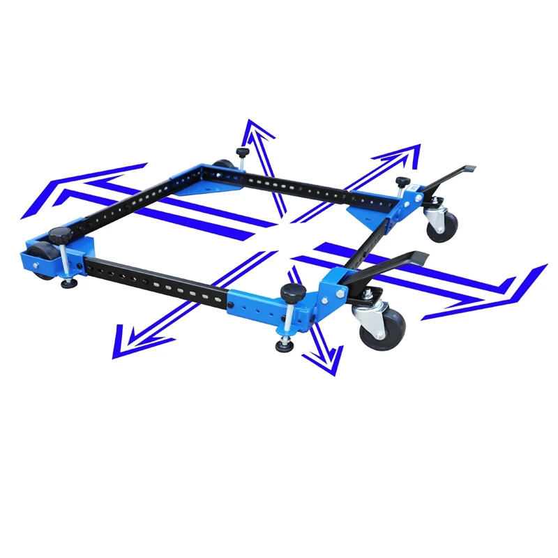 Base mobile universelle pour scie à table, machines de travail de calcul, scie à ruban, grande poulie rapide, support rapide astronomique, sol mobile