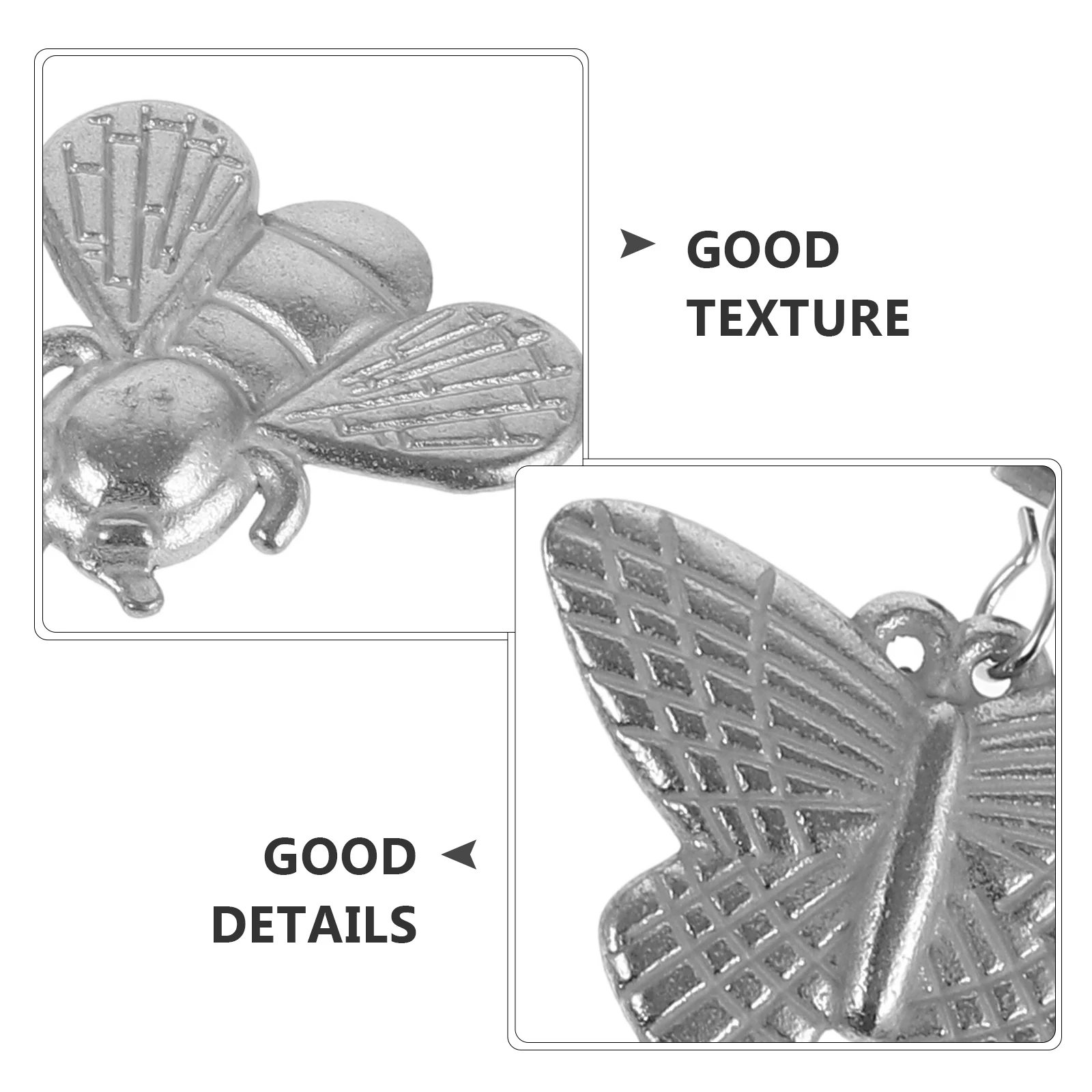

4pcs Tablecloth Weights Insect Zinc Alloy Pendant Compact Decorative Clips Outdoor Camping Supplies Windproof Holders Reusable
