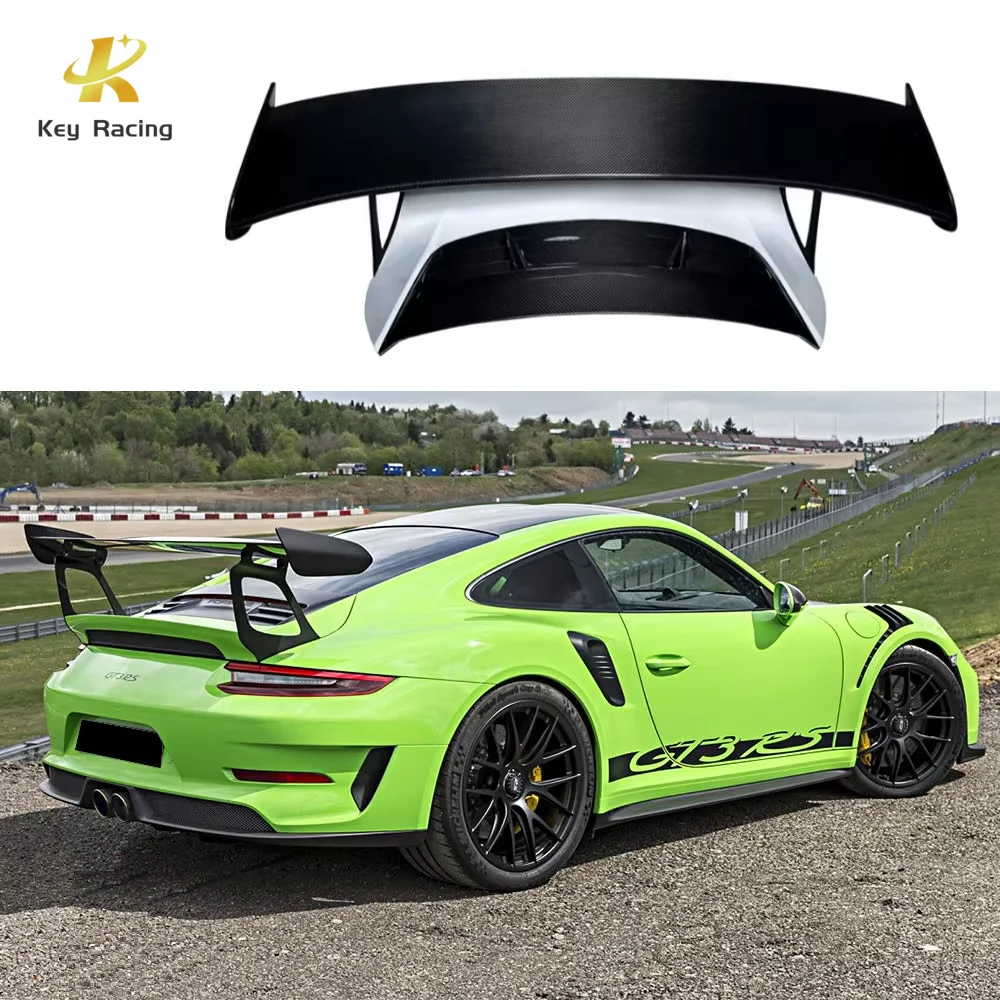 

Задний спойлер для Porsche 911 991 спойлер заднего багажника, крыла Upgrade GT3 RS Style Half Carbon Fiber