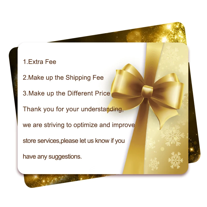 

Extra Fee & Shipping Fee ---Thanks