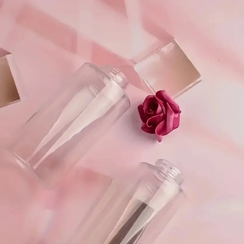 زجاجة مضخة شفافة لإزالة طلاء الأظافر، حاوية مستحضرات تجميل محمولة بحجم مناسب للسفر، سهلة الاستخدام بيد واحدة #4