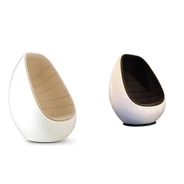 

#Modern creative fiberglass adult size egg pod shape lounge chair living room hotel office