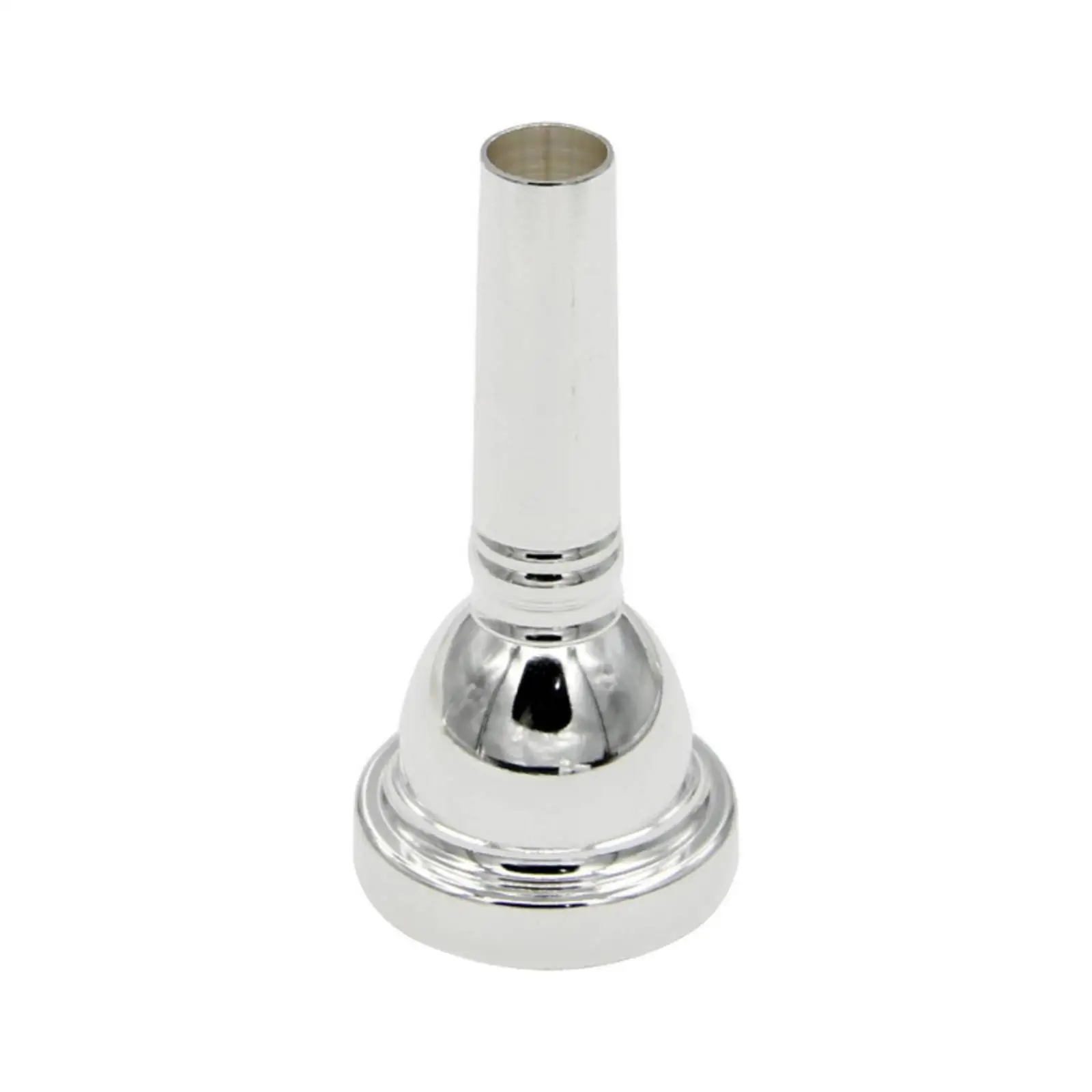 Silver Tenor Trombone Embouchure Piece | Polished Metallic Surface, 6 1/2AL Trombone embouchure piece, for Concerts