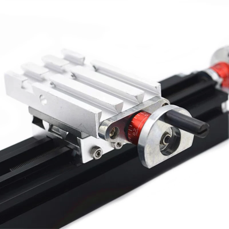 Cross workbench metal slide block combination hand crank DIY six-in-one micro machine tool accessories
