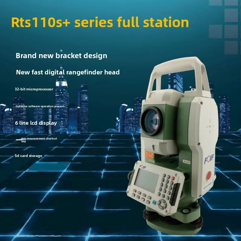 Su Yiguang RTS102R10+ Aluminum Prism-Free Total Station High-Precision Ranging Mapping Instrument For Road Angle Coordinate