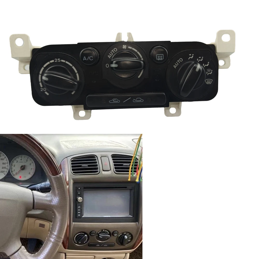 

Панель переключателя кондиционера автомобиля для Mazda Family Premacy 323 2006-2010, приборная панель, управление обогревателем кондиционера, климат-контроль