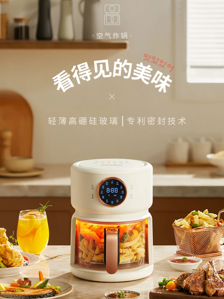 HYUNDAI Convection เครื่องทำความร้อนสำหรับ Home ผลิตภัณฑ์ในครัวเรือนภาพหม้อทอด Air Fryer ห้องเครื่องทำความร้อนฤดูหนาวอุ่น220V House