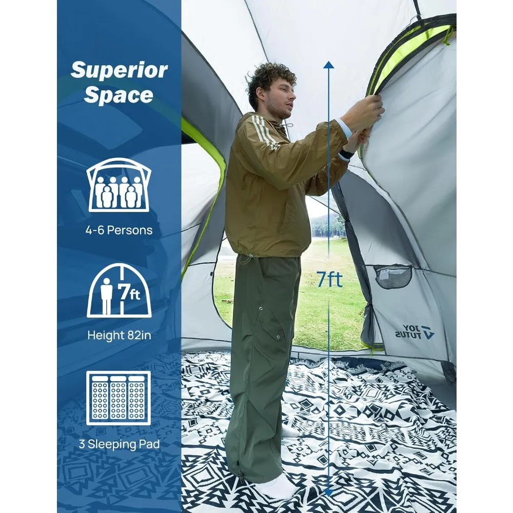 خيمة التخييم SUV مع ذبابة المطر، وخيمة سيارة ذات باب مزدوج تتميز بأعمدة الألومنيوم ومأوى الباب الخلفي SUV المقاوم للماء