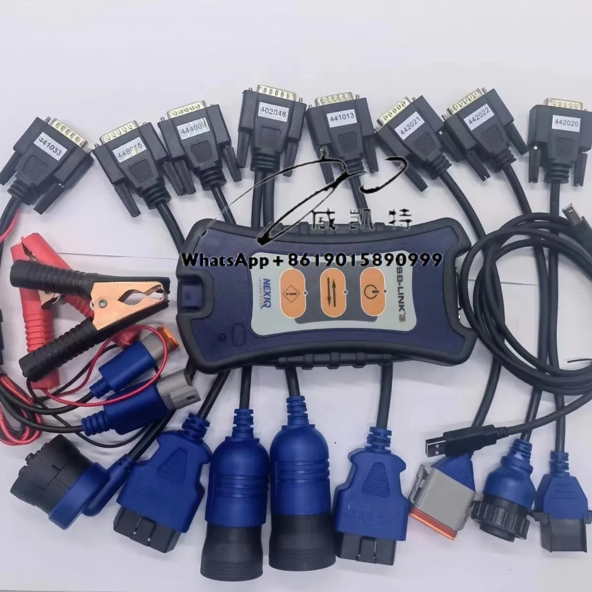

Free shipping USB-Link 3 NEXIQ 3 NEXIQ3 Diesel Heavy Duty Truck Diagnostic Tool Engine Analyzer Detector Full Cables Blue Tooth