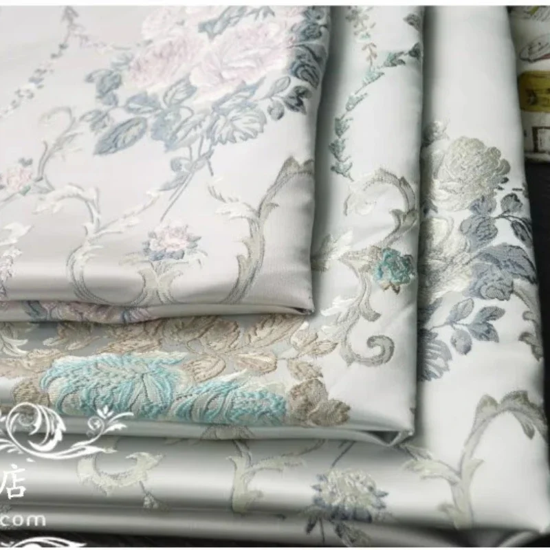 

Jacquard Fashion Fabric for Skirts Classical Style Cheongsam Polyester Acrylic Material DIY Apparel Sewing Wholesale Cloth