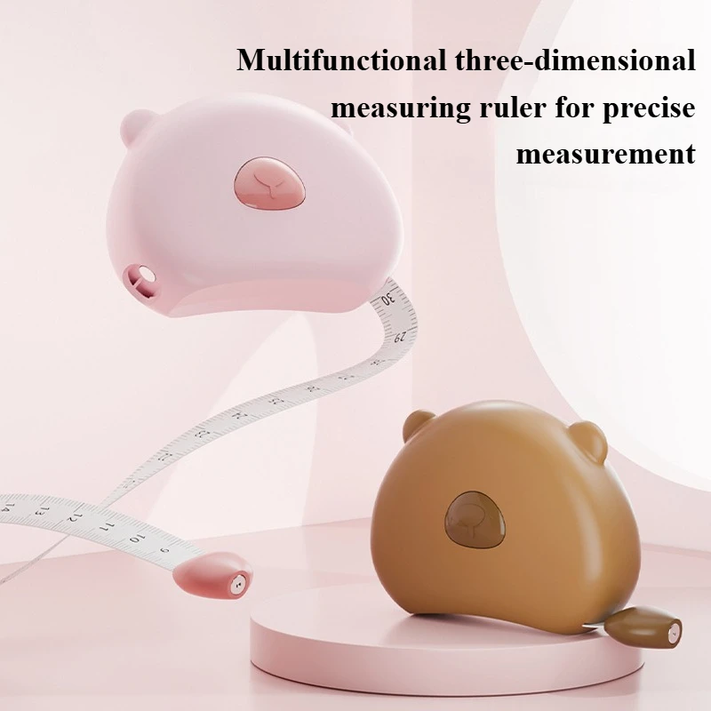 Bear magnetic portable flexible measuring tape for measuring body measurements waist hips chest during fitness workouts