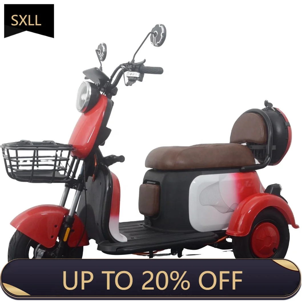 

SXLL Высококачественный электрический трехколесный велосипед мощностью 500 Вт, электрический трехколесный велосипед для взрослых