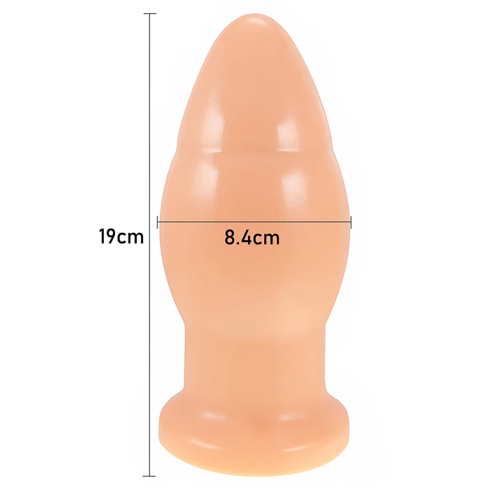 Huge Anal Plug Dildos Stimulate Anus and Vagina Big Butt Plug Masturbator Soft Penis Anal Dilator Sex Toys for Women and Men