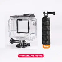 Funda de buceo para Insta 360 Ace Pro 2/ACE Pro, funda protectora impermeable, carcasa de buceo subacuática de 60M, accesorios para cámara