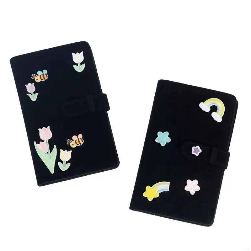 DXAF 3 Inch 96 Pocket Felt Photo Photo Picture Cases for Mini12 11 8 9 7 Photocard