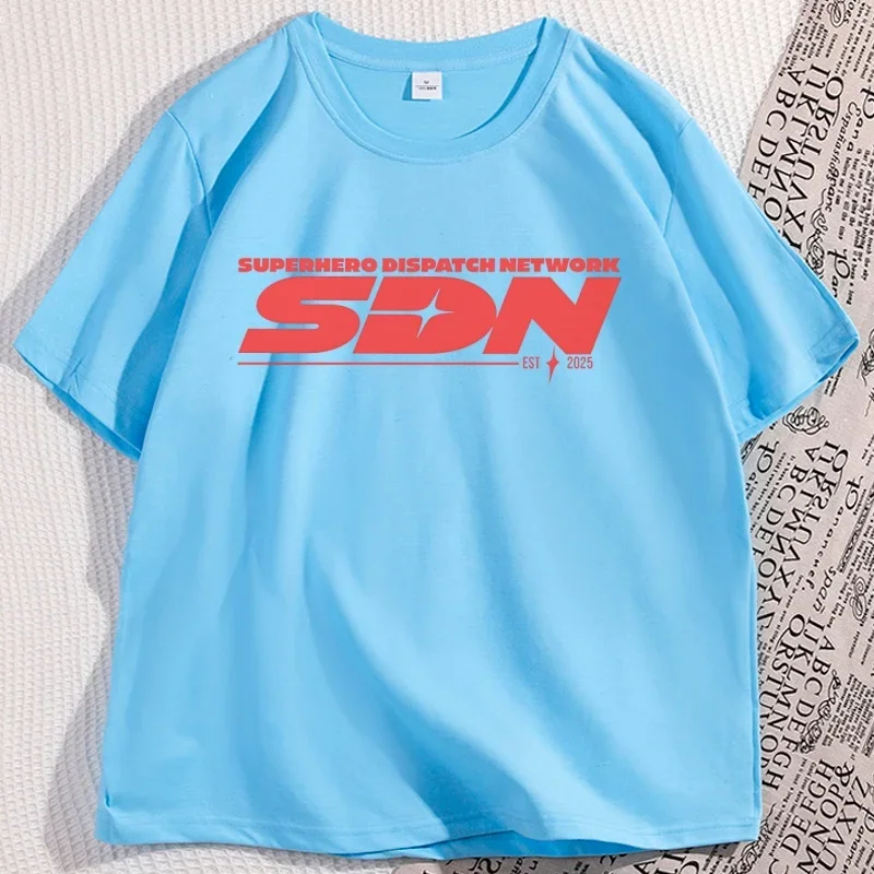 SDN-Dispatch Game T-shirt Men Women Causal Retro T-shir Graphic Tee Gamer Round Neck Loose Basic Tees Clothing