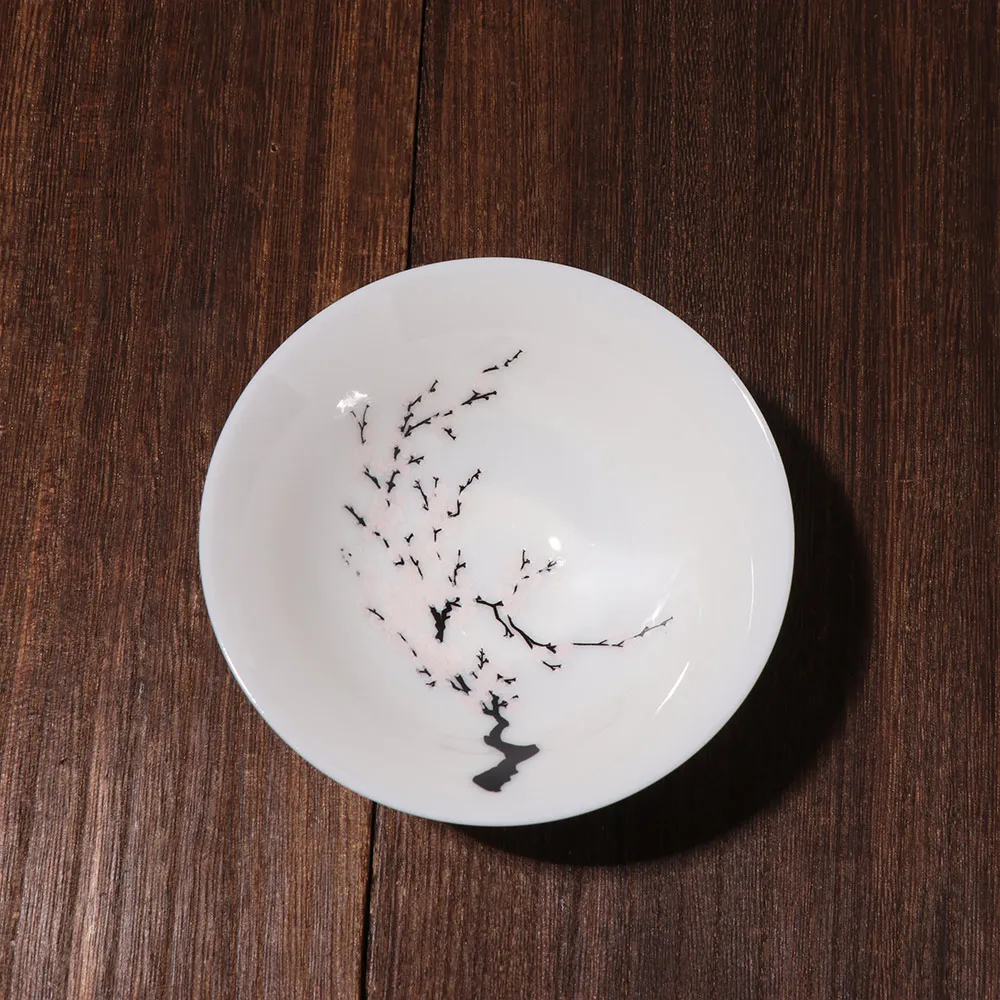Creative Color Changing Teacup Unique Multicolor Cold/Hot Water Bowl Food Grade Cold/Hot Water Discoloration Flower Change Bowl