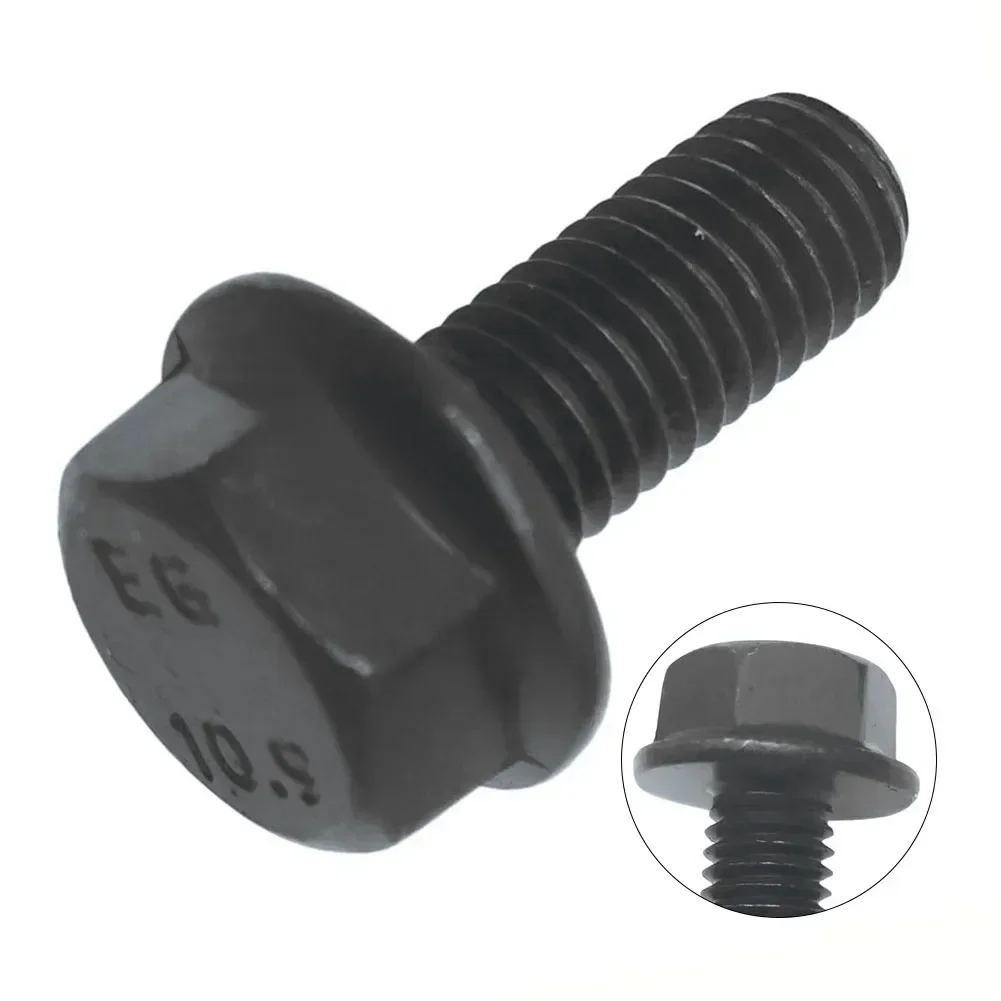 1pc Saw Blade Bolt M8 X 20mm Left Hand Thread Hex Head Flange For Cutting Machine Tool Parts Black Saw Blade 089006017064