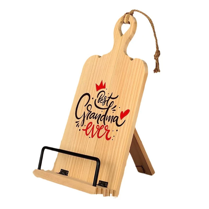 Tablet Stand Kochbuch Stand rustikale Bauernhaus Buchhalter für Muttertag Geschenke für Frauen