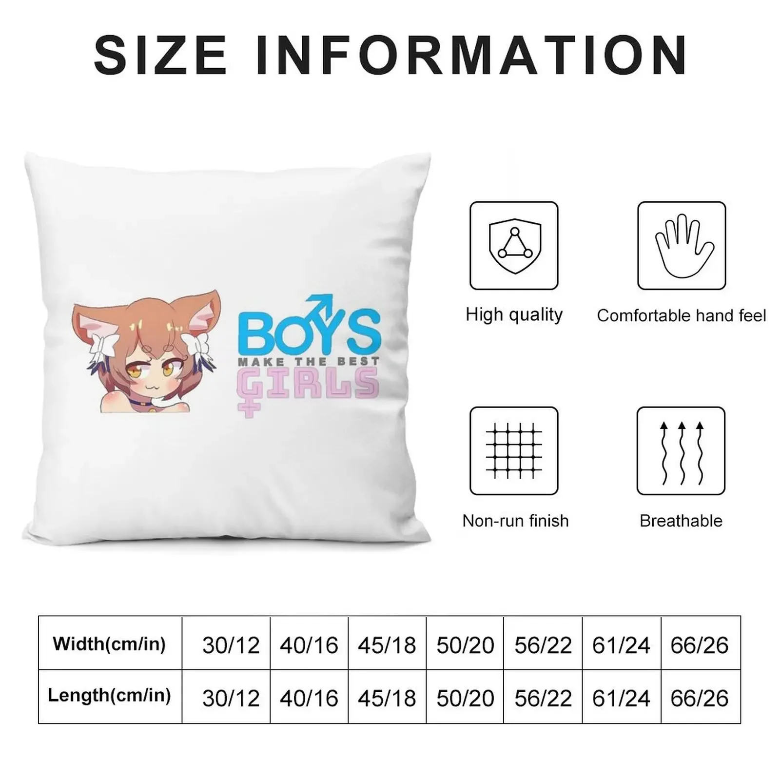 Felix Argyle Boys Make The Best Girls Throw Pillow sleeping pillows Pillow Cases Decorative pillow