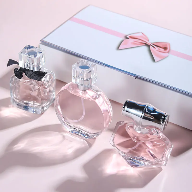 Caja De regalo De Eau De Parfum De 90ML (30ml x 3 uds.), Spray femenino, aroma ligero fresco, notas Chypre afrutadas florales, juego De Perfume De larga duración para mujer