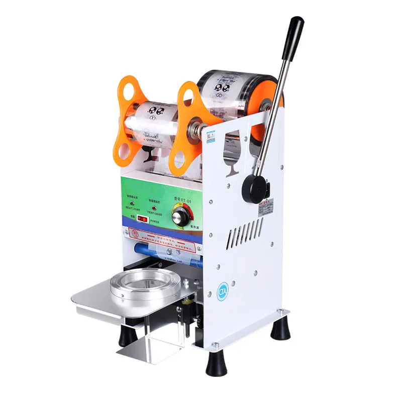 Semi automatic cup sealer plastic cup sealer machine household bubble tea cup sealer machine