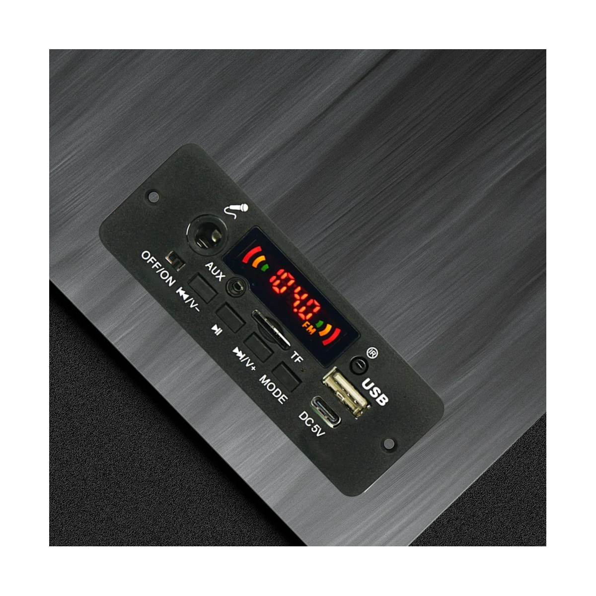 A57G-2-Canal 5W amplificador de altavoz de coche amplificador Digital Placa de Audio 5V potencia Bluetooth Placa amplificadora de Audio para coche