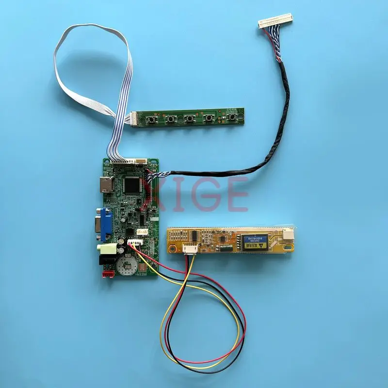 LCD Screen Driver Controller Card Fit CLAA150XH01 HT15X34-110 Test Kit DIY 1CCFL Matrix VGA 1024*768 30 Pin LVDS HDMI-Compatible