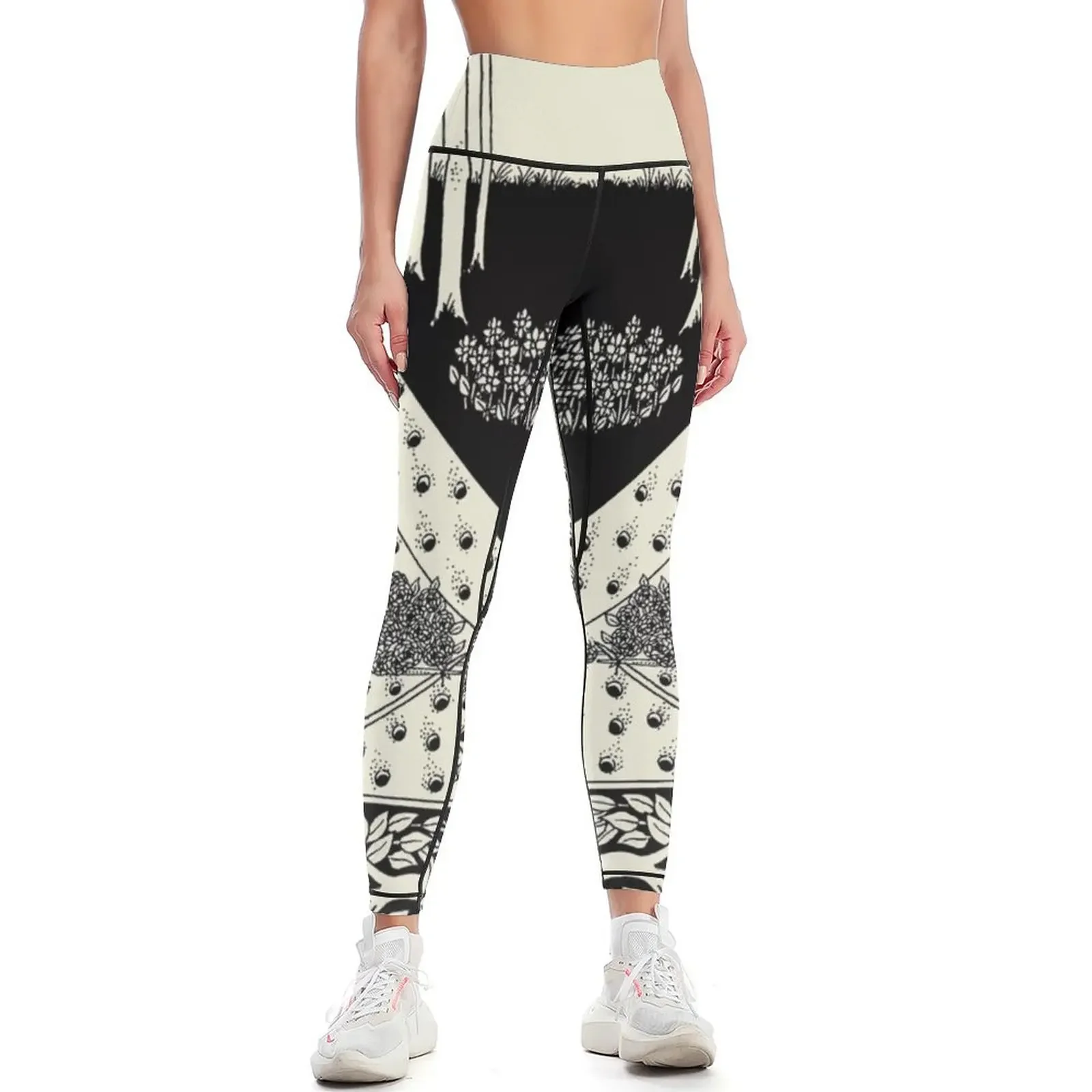 

Art Nouveau Aubrey Beardsley Salome Leggings gym top Sports pants for gym pants Womens Leggings