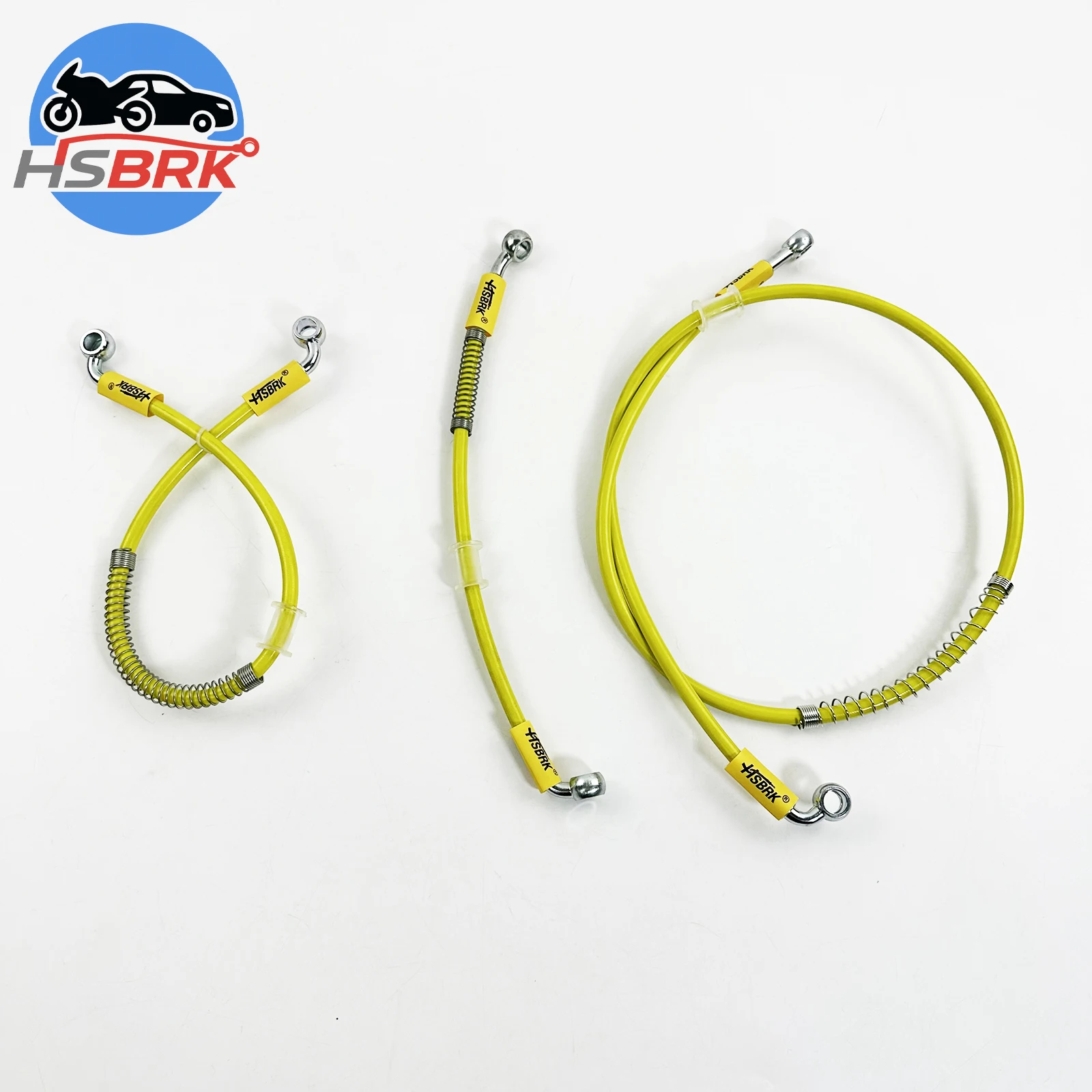 Nylon Stainless Steel Braided Brake Hose10-200CM High Temperature Resistant Hydraulic Brake Line for Car Motorcycle Modification