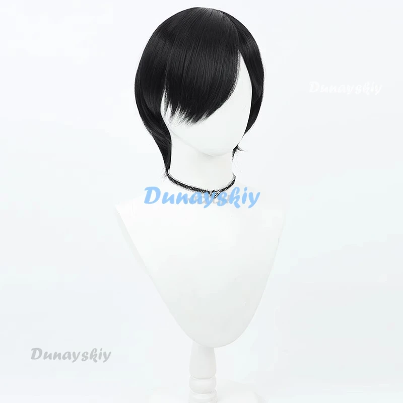 Anime The Dangers in My Heart Cosplay Ichikawa Kyotaro Costume Wig Only Cosplay Short Black Wig Only Wig Man Ichikawa Kyotaro