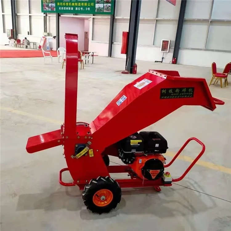 Mobile Branch Chipping and Grinding Machine Household Garden Wood Chipping Machine Farm Orchard-specific Wood Crusher Equipment - view 6