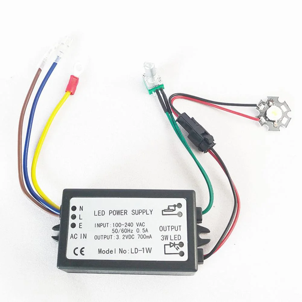 3W 5W LED Dimming Power Supply Built-in Driver For Microscope Illumination For Source 100-240V Adjustable Current For Lighting T