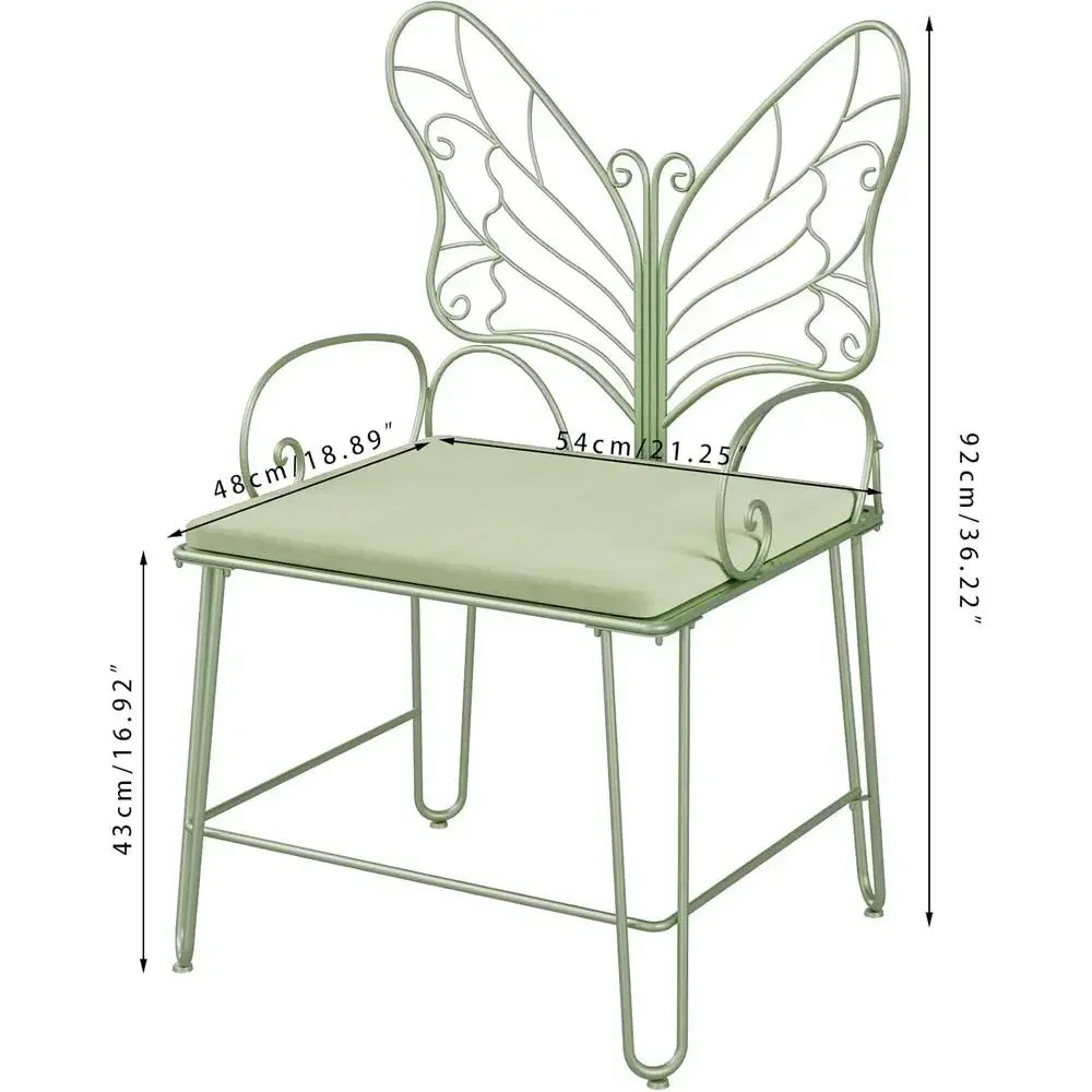 Sage Green Outdoor Patio Bistro Set with Coffee Table and Cushions for Backyard, Porch, Lawn, or Poolside (21.25'')