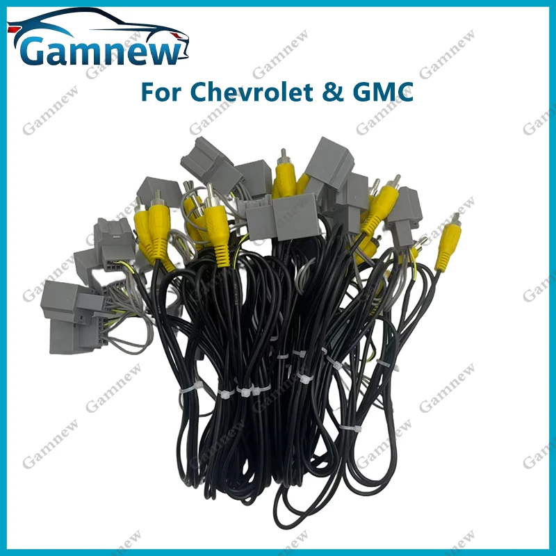 Car Parking Rear Camera 12Pin Video Plug Converter RCA Cable For Chevrolet Suburban/Silverado GMC Sierra/Canyon/Yukon Parking