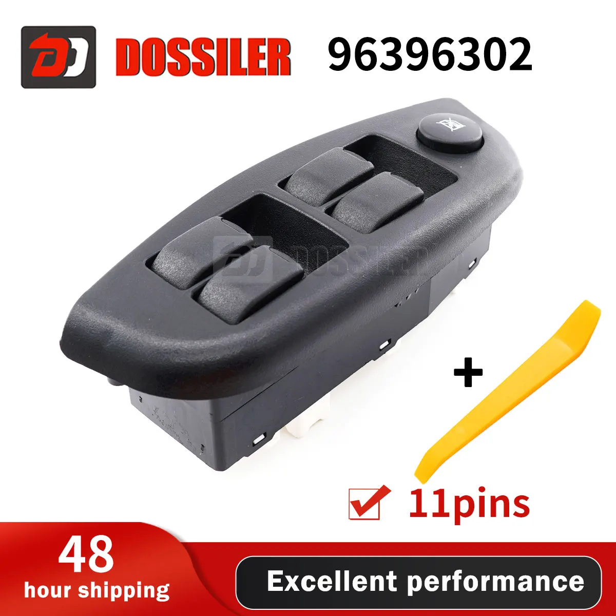 96396302 Dossiler  For Chevrolet Aveo 2004 2005 LHD Front Left Electric Master Power Window Control Switch Car Accessory 11 Pins