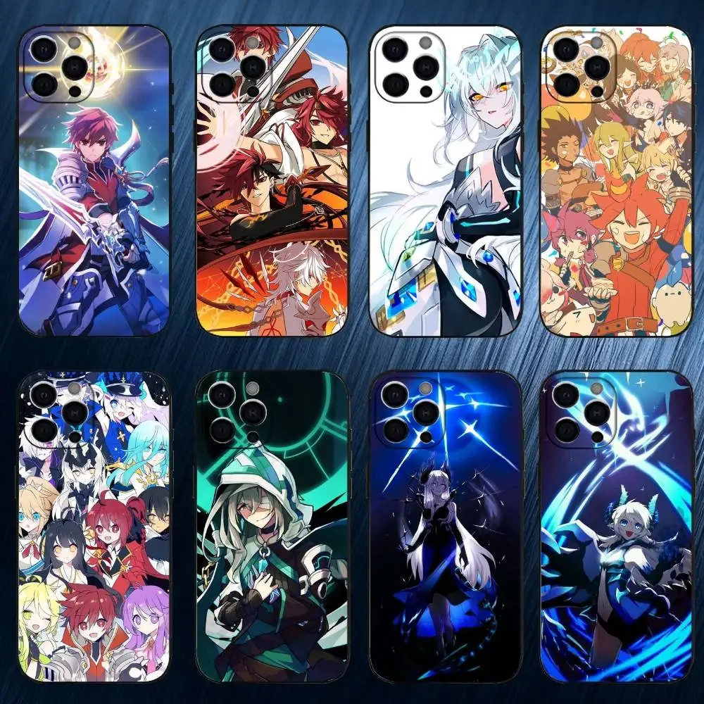 

Game E-Elsword Phone Case For iPhone 17,16,15,14,13,12,11 Plus,Pro Max,Soft Silicone Cover