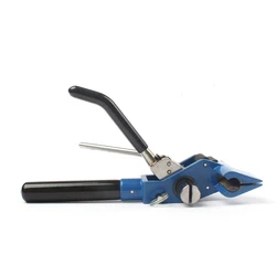 Stainless Steel Cable Tie Gun  Stainless Steel Zip Cable Tie plier bundle tool for width 4.6-19mm thickness 0-0.8mm Blue